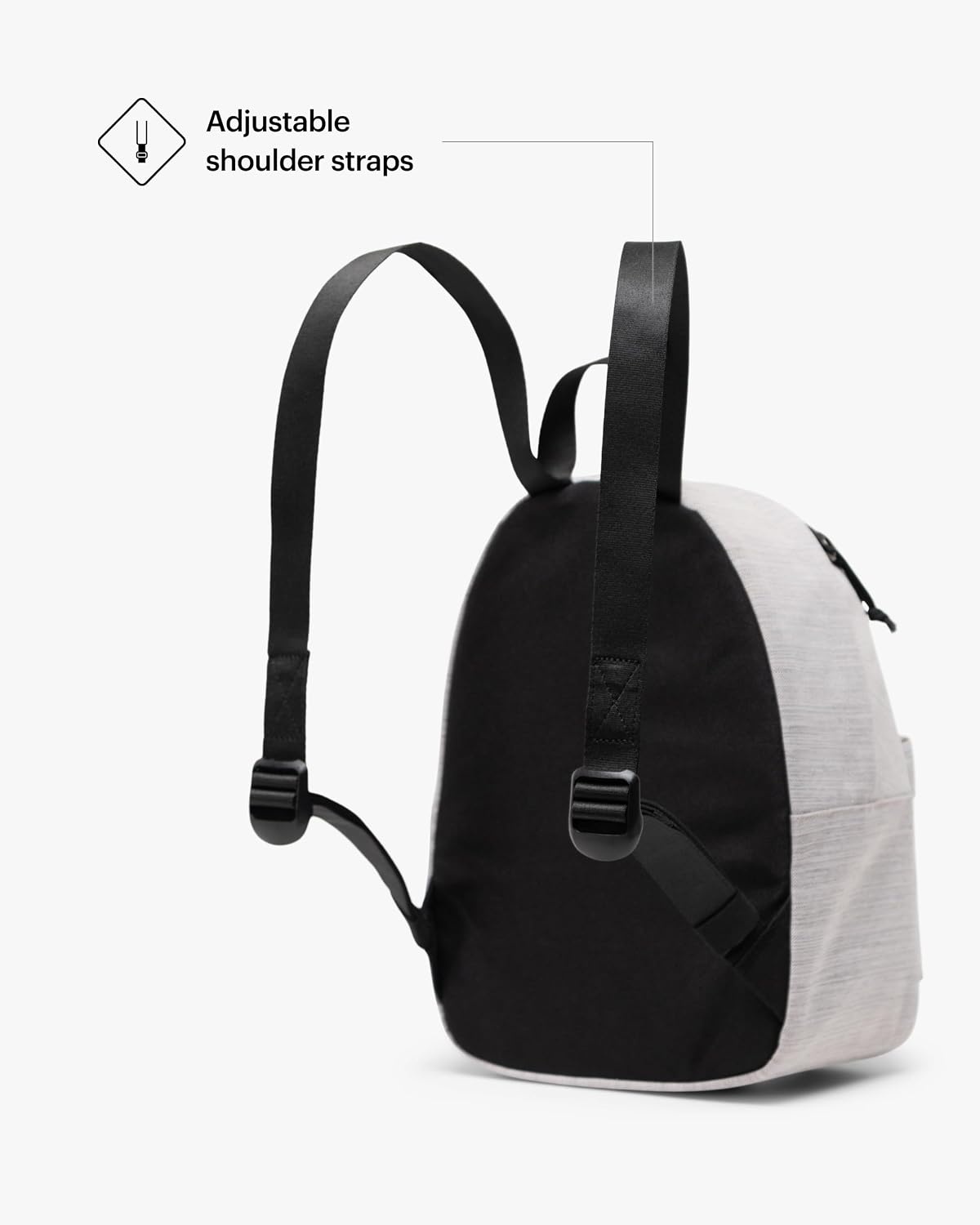 image:imageHerschel Supply Co Classic Backpack Raven Crosshatch Mod 20LLight Grey Crosshatch