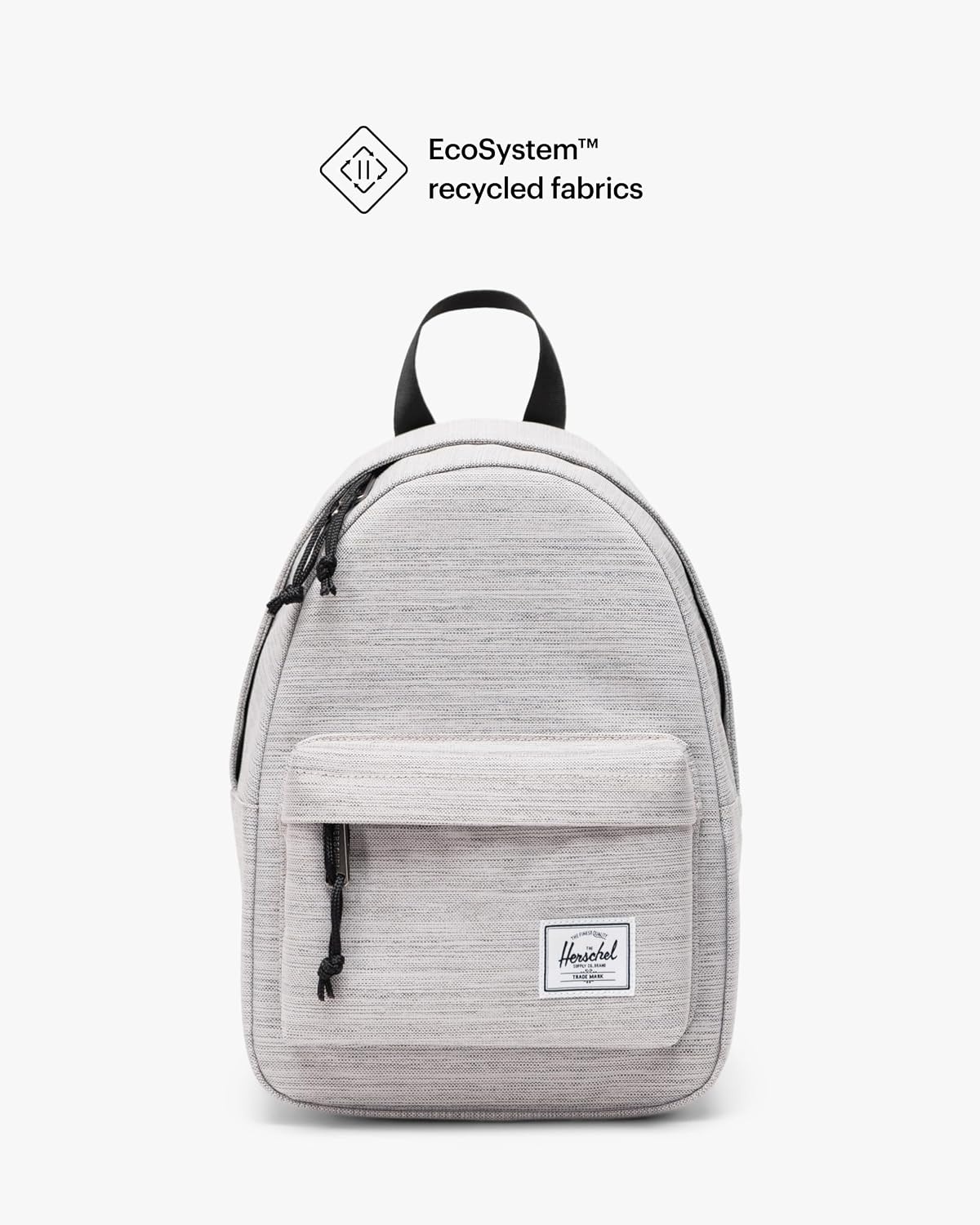 image:imageHerschel Supply Co Classic Backpack Raven Crosshatch Mod 20LLight Grey Crosshatch