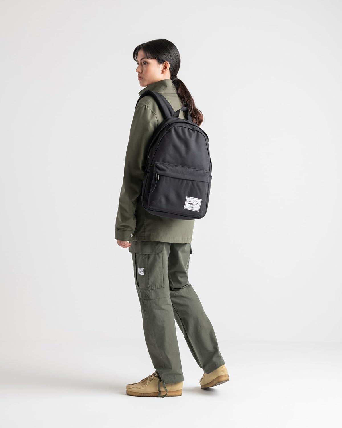 image:imageHerschel Supply Co Classic Backpack Raven Crosshatch Mod 20LMoonbeam