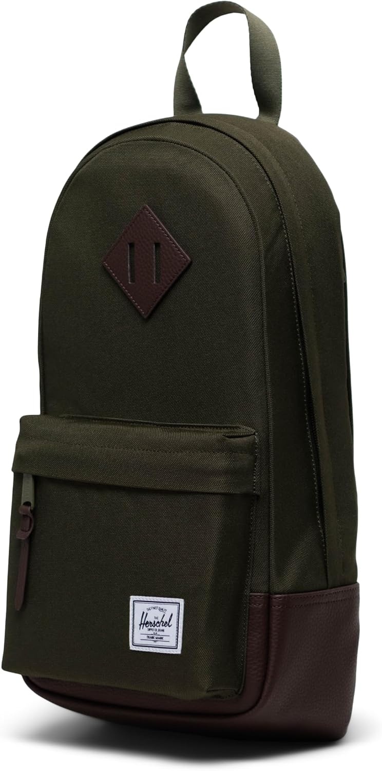 image:imageHerschel Supply Co Heritage Shoulder Bag Grey 8LIvy GreenChicory Coffee