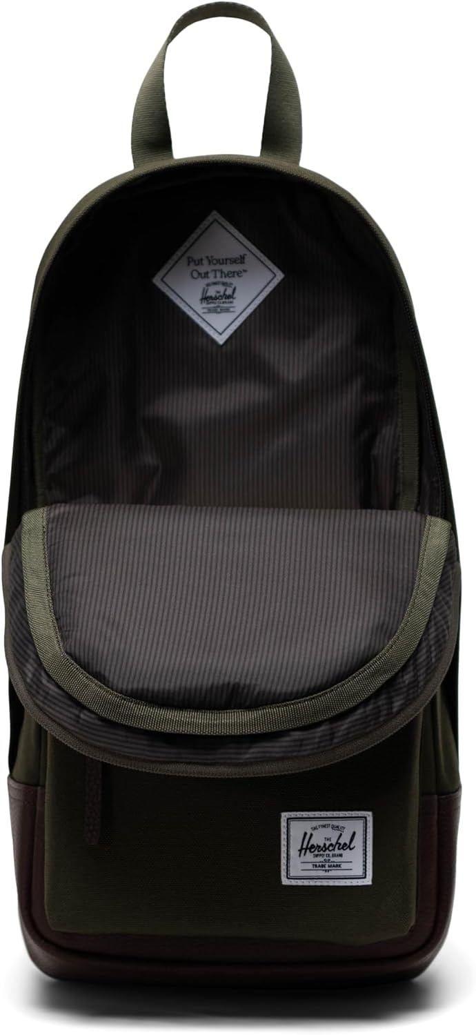 image:imageHerschel Supply Co Heritage Shoulder Bag Grey 8LIvy GreenChicory Coffee