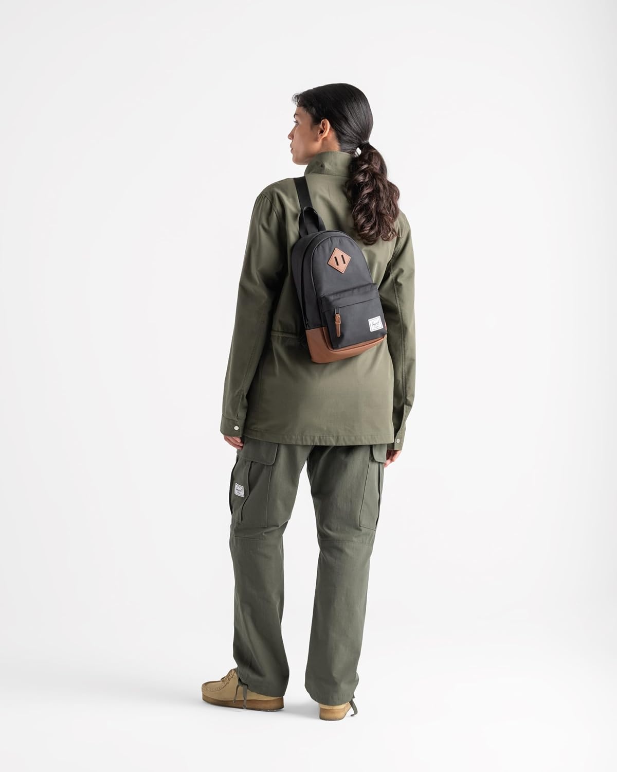 image:imageHerschel Supply Co Heritage Shoulder Bag Grey 8LIvy GreenChicory Coffee