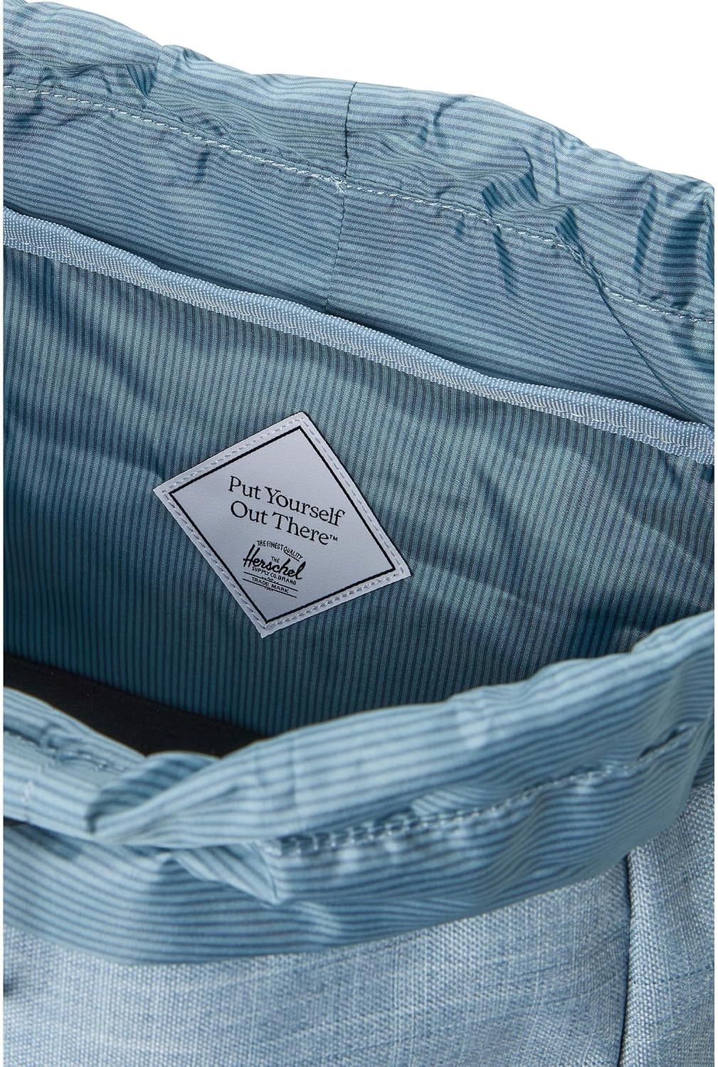 image:imageHerschel Supply Co Little America Backpack Black 30L StandardAshley Blue Crosshatch
