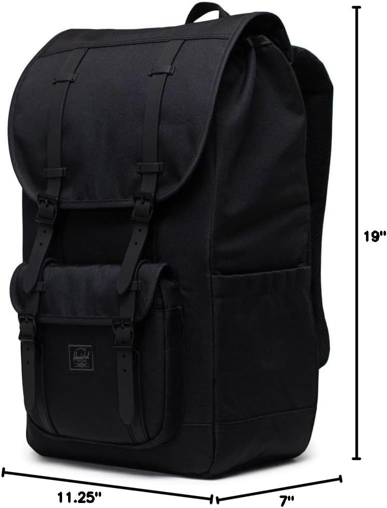 image:imageHerschel Supply Co Little America Backpack Black 30L StandardBlack Tonal