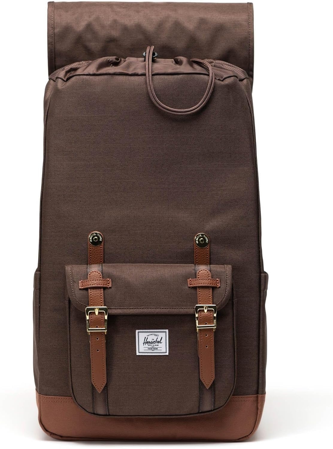 image:imageHerschel Supply Co Little America Backpack Black 30L StandardChocolate Brown CrosshatchSaddle Brown