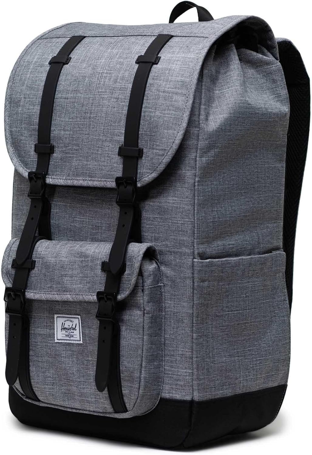 image:imageHerschel Supply Co Little America Backpack Black 30L StandardRaven Crosshatch