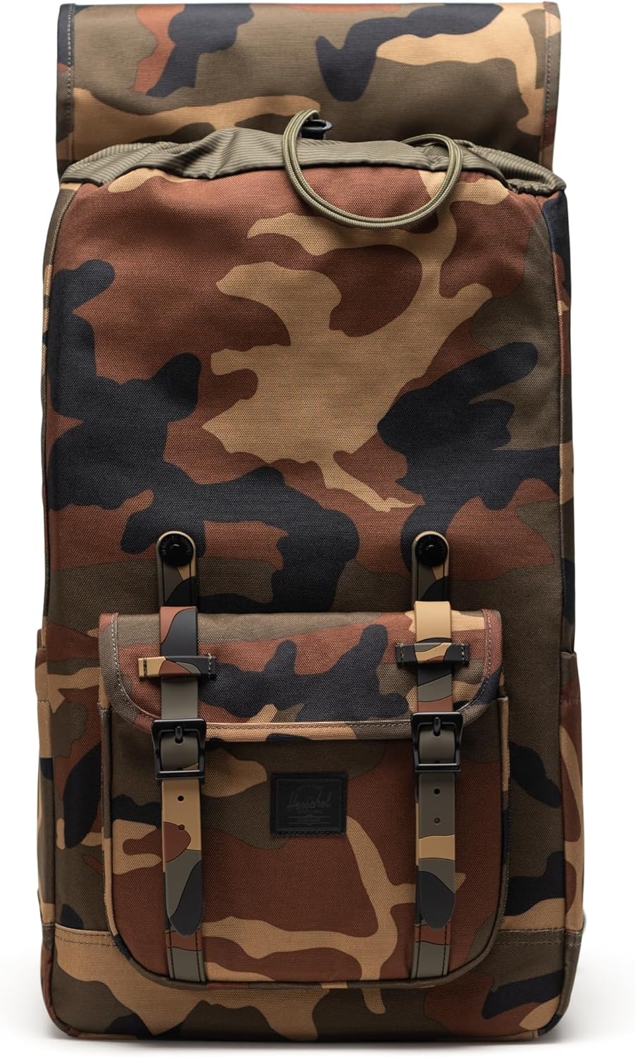 image:imageHerschel Supply Co Little America Backpack Black 30L StandardWoodland CamoBlack Label