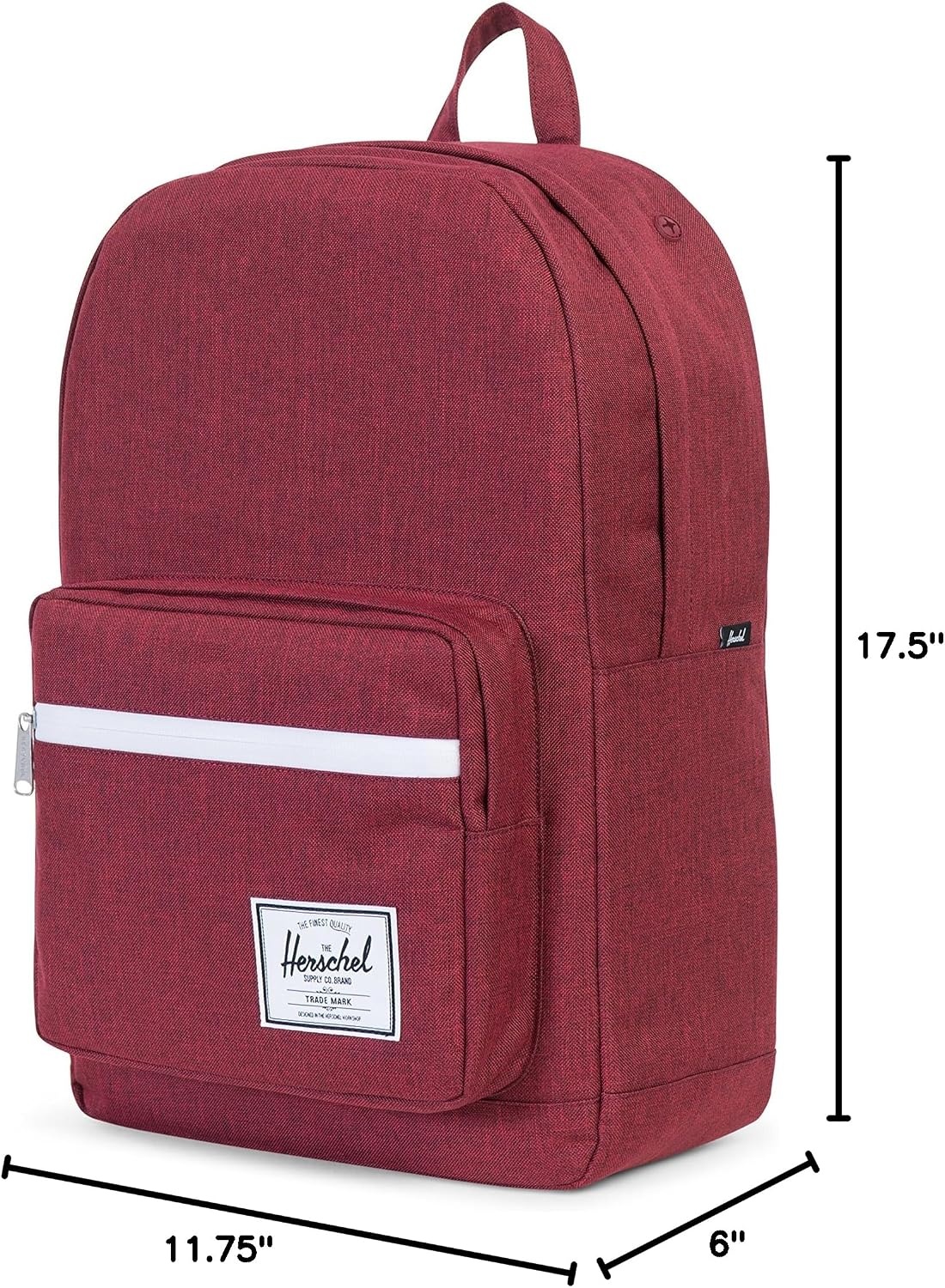 image:imageHerschel Supply Co Pop Quiz Offset BackpackWinetasting Crosshatch