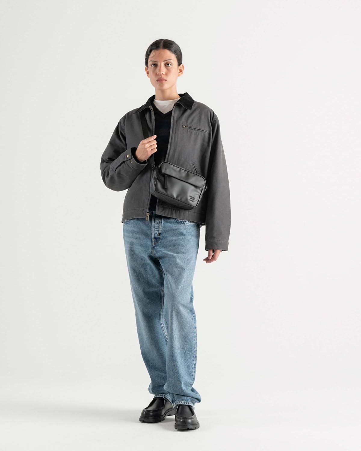 image:imageHerschel Unisex Alberni CrossbodyDark Gull Gray
