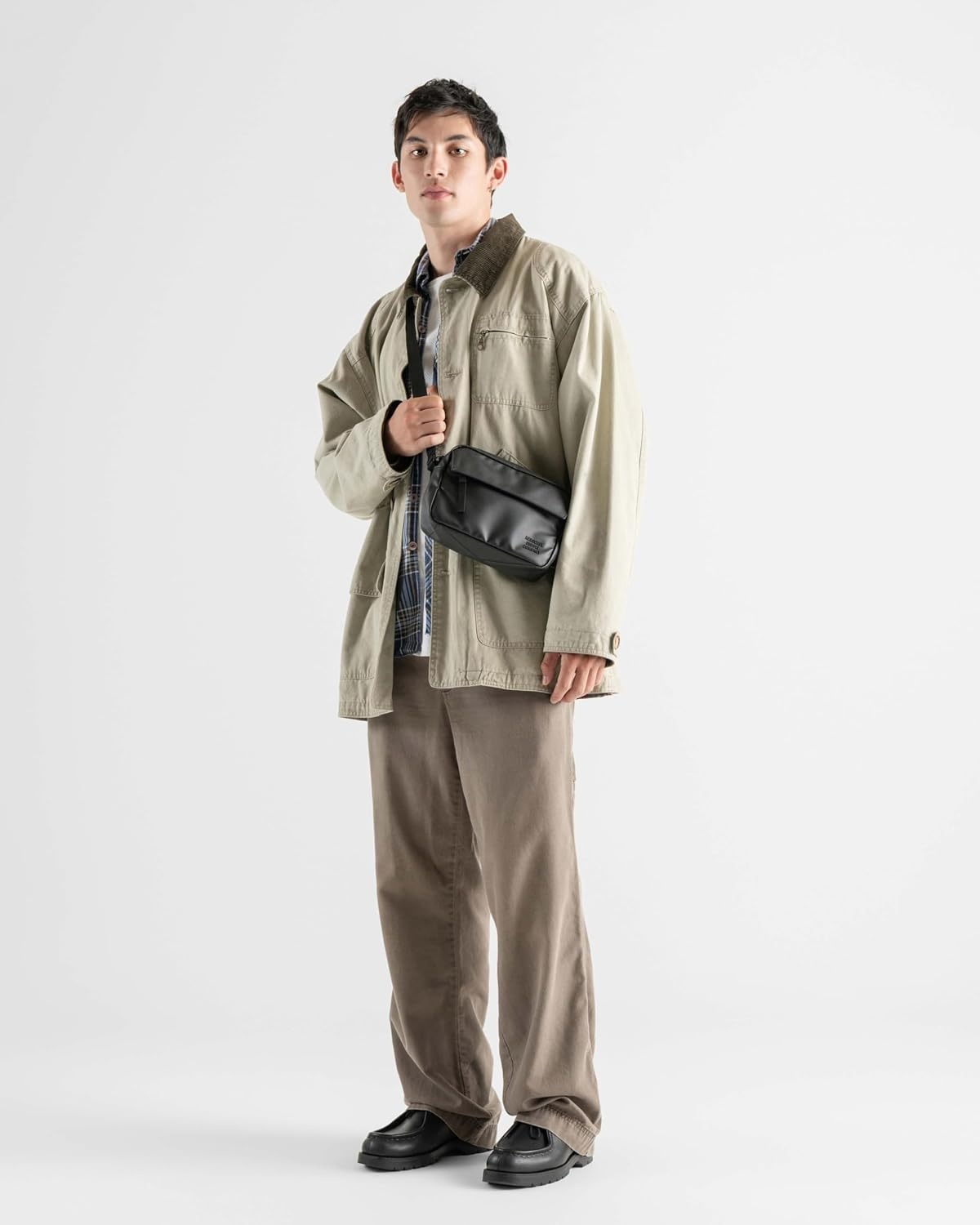image:imageHerschel Unisex Alberni CrossbodyDark Gull Gray
