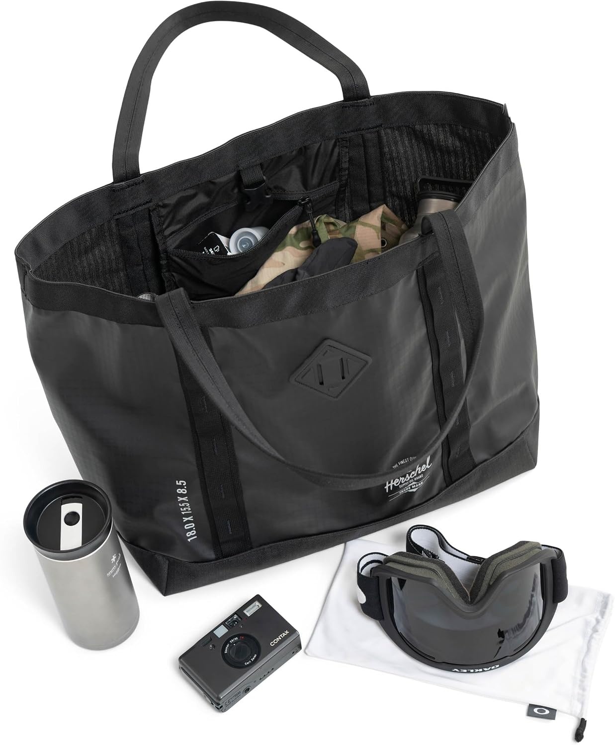 image:imageHerschel Unisex All Season Gear Tote Black Standard33L