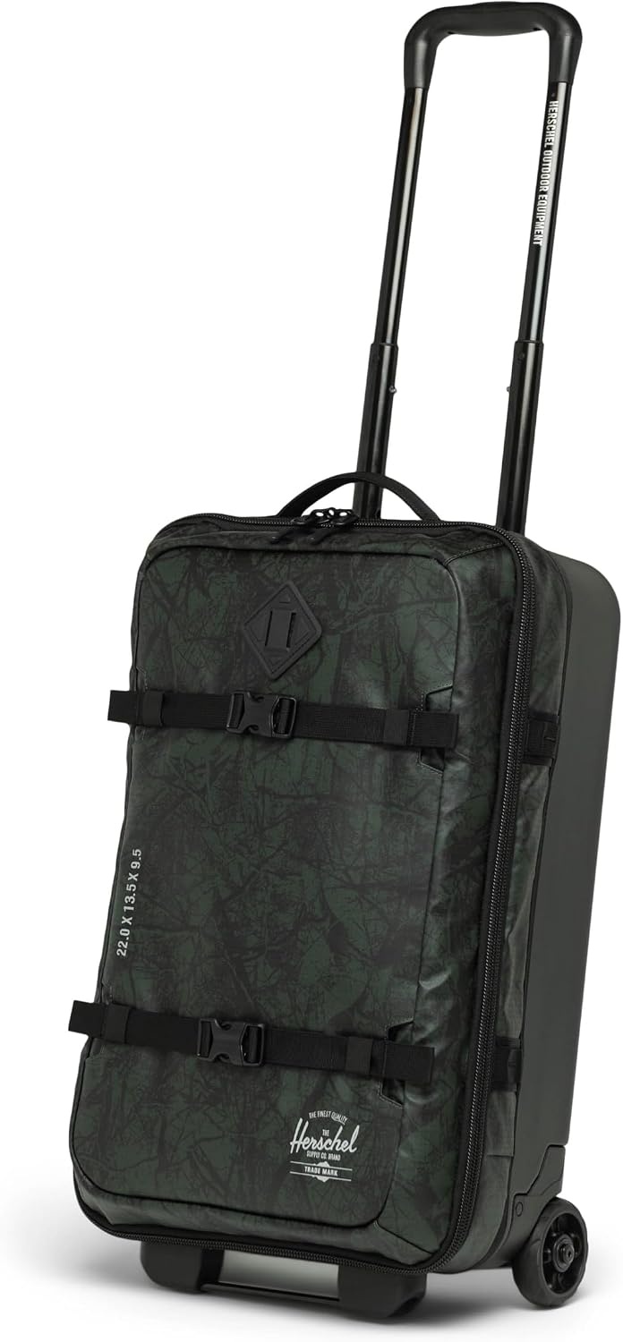 image:imageHerschel Unisex All Season Hybrid Roller Bag Large Carry On Black Standard41LPineneedle EQ Camo