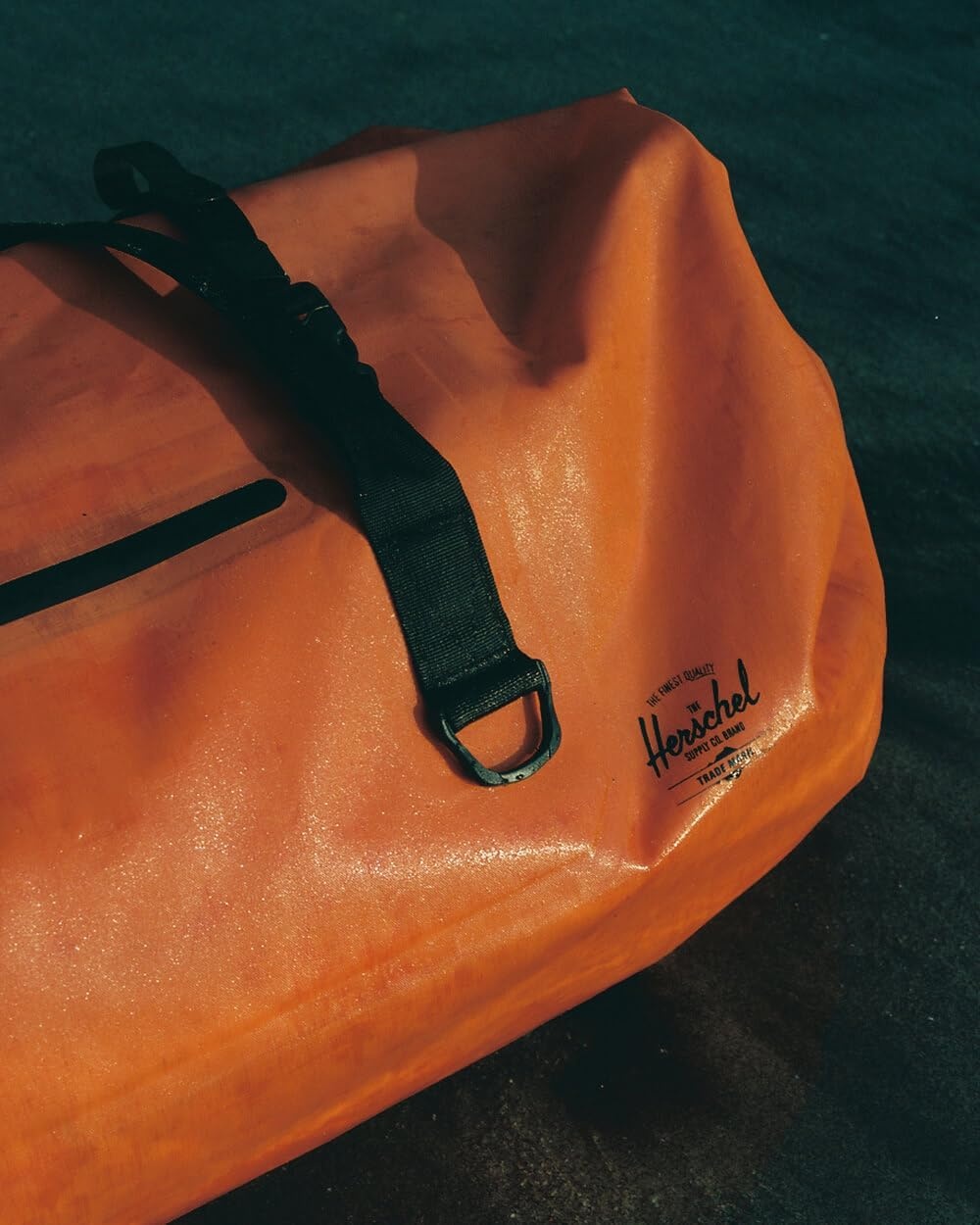 image:imageHerschel Unisex Dry Bag Duffle Black Standard55LVermillion Orange
