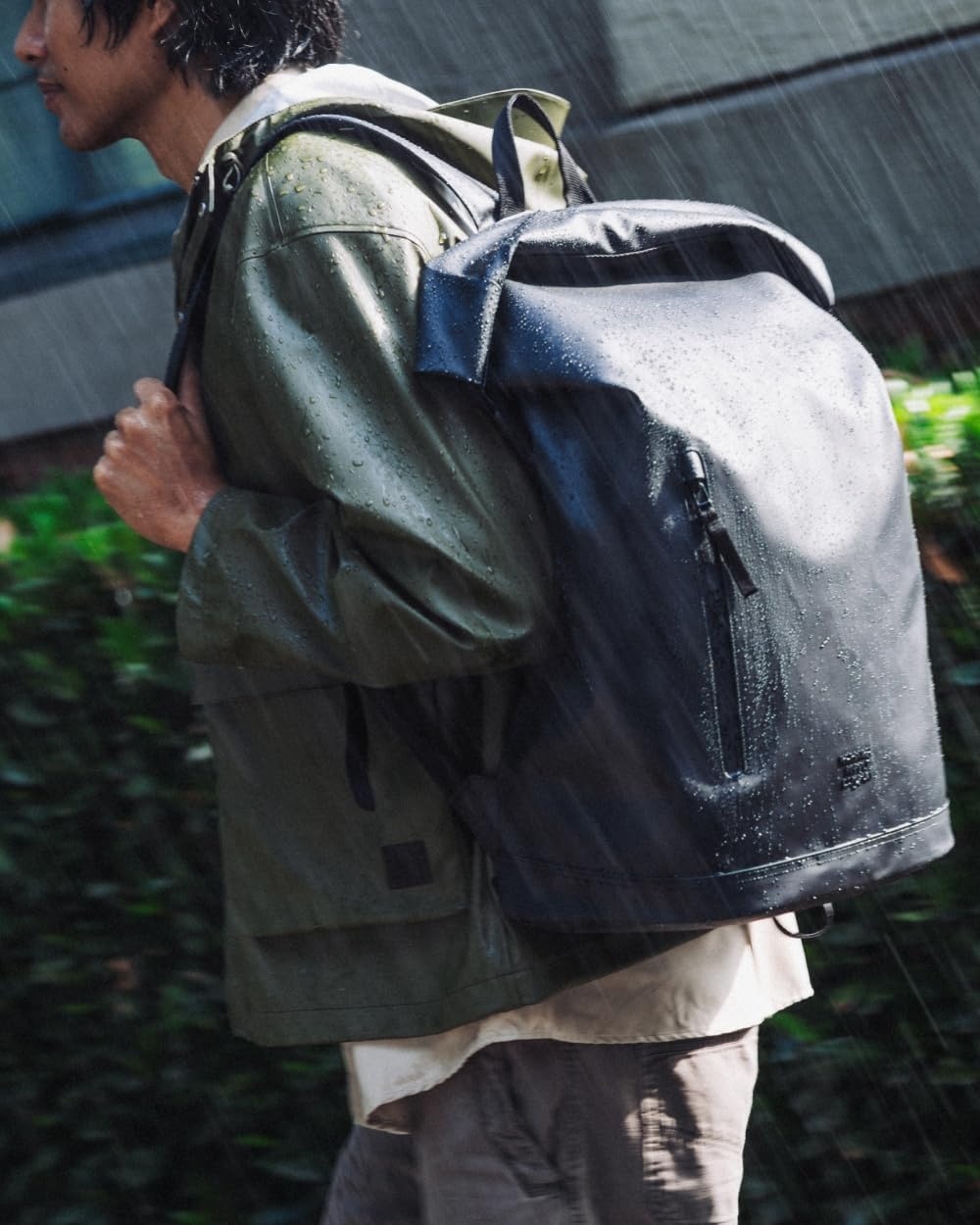 image:imageHerschel Unisex Roll Top Backpack Moonbeam Standard26LHeron