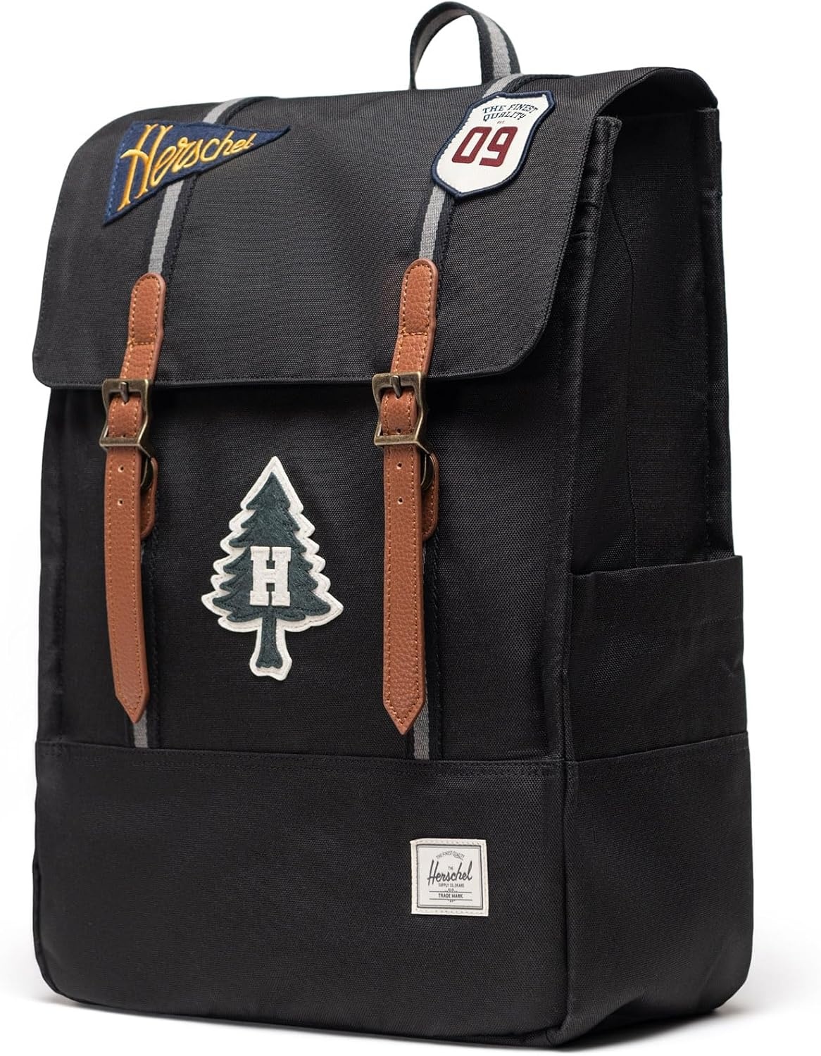 image:imageHerschel Unisex Survey Backpack Dark Gull Gray Standard24LPatches Black