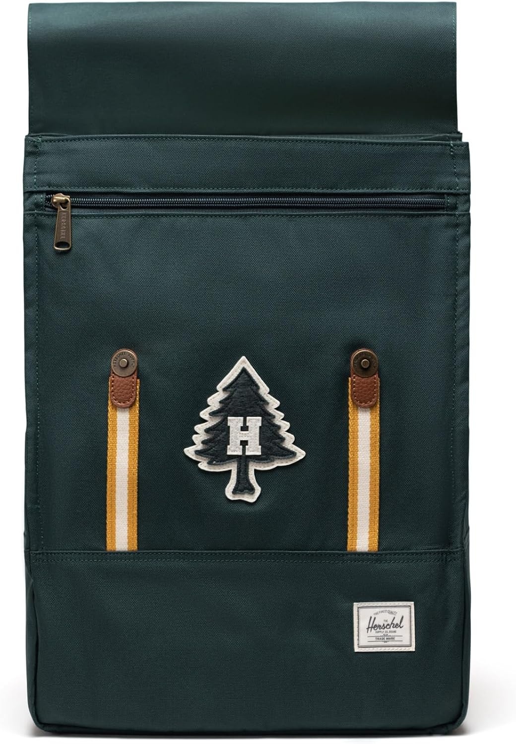 image:imageHerschel Unisex Survey Backpack Dark Gull Gray Standard24LPatches Green Gables
