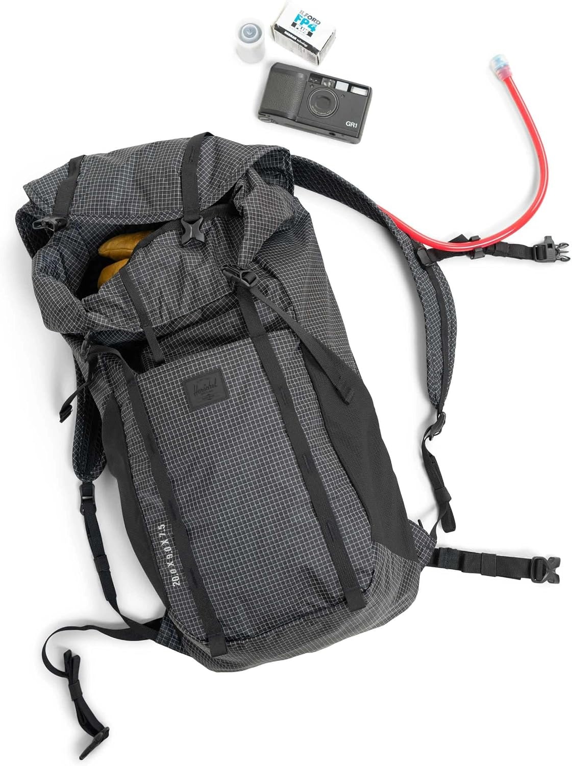 image:imageHerschel Unisex Ultralight Backpack HeronBlack Standard22LAsh Rose Eq Camo