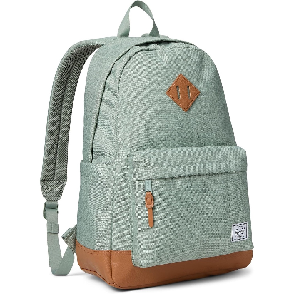 image:imageHerschel Heritage BackpackIcebrg Green CrosshtchNatural