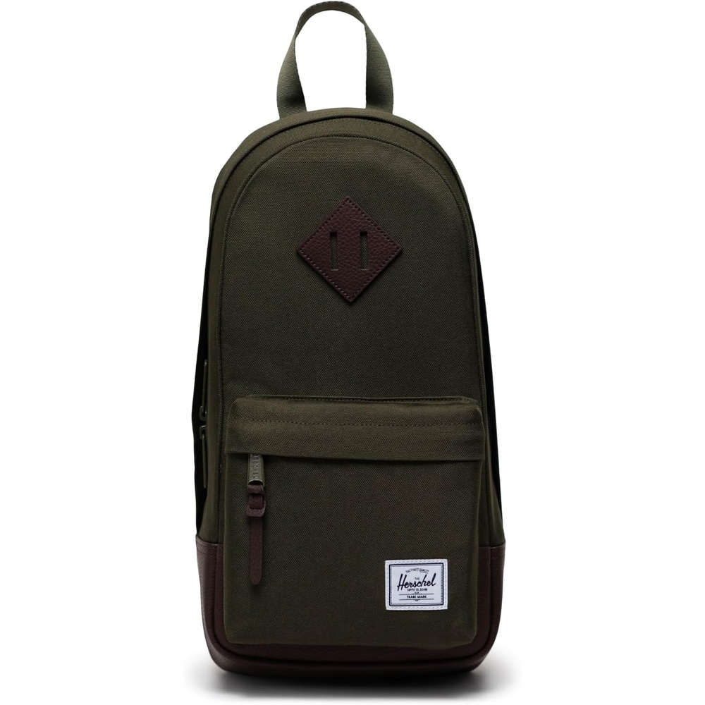 image:imageHerschel Supply Co Heritage Shoulder Bag Grey 8LIvy GreenChicory Coffee