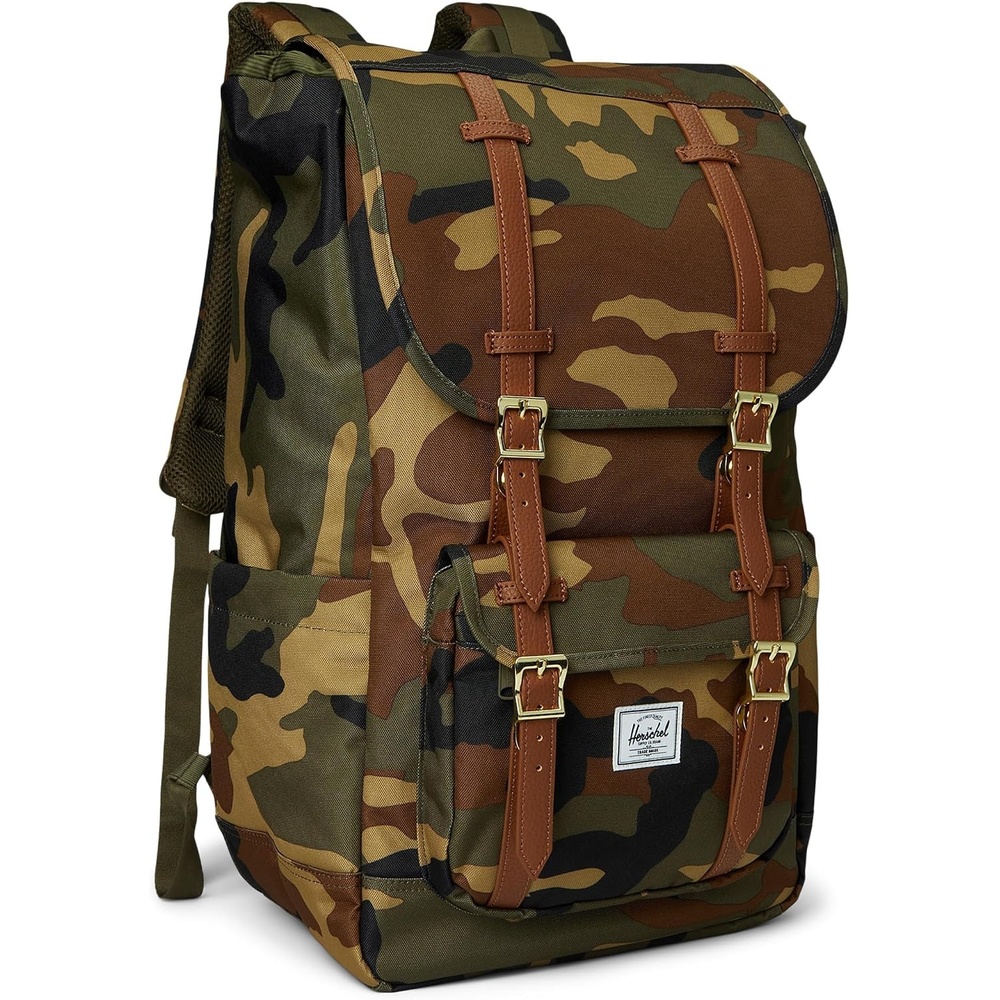 image:imageHerschel Supply Co Little America Backpack Black 30L StandardWoodland Camo
