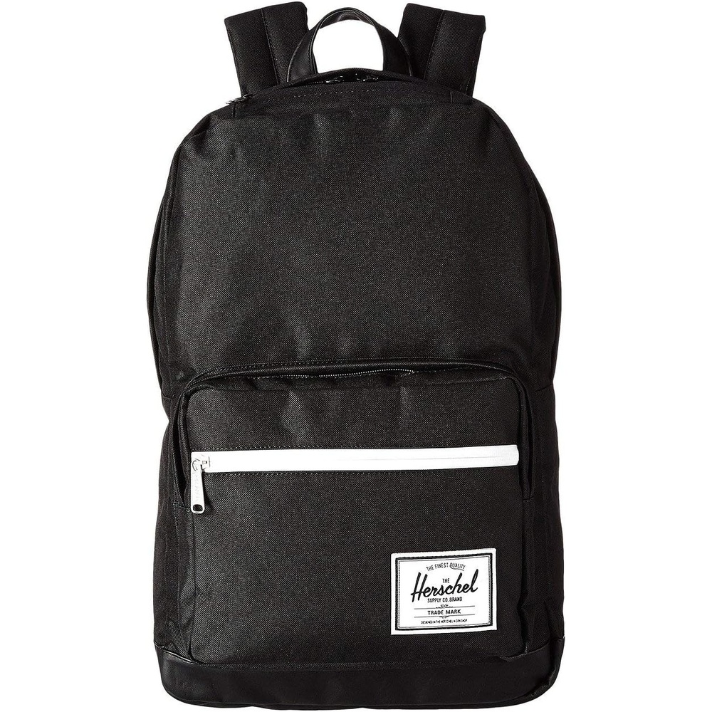 image:imageHerschel Supply Co Pop Quiz Offset BackpackBlackBlack Synthetic Leather
