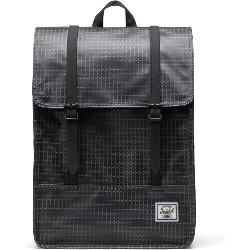 image:imageHerschel Supply Co Unisex Survey Backpack Green 20LGrid Black Limited Edition