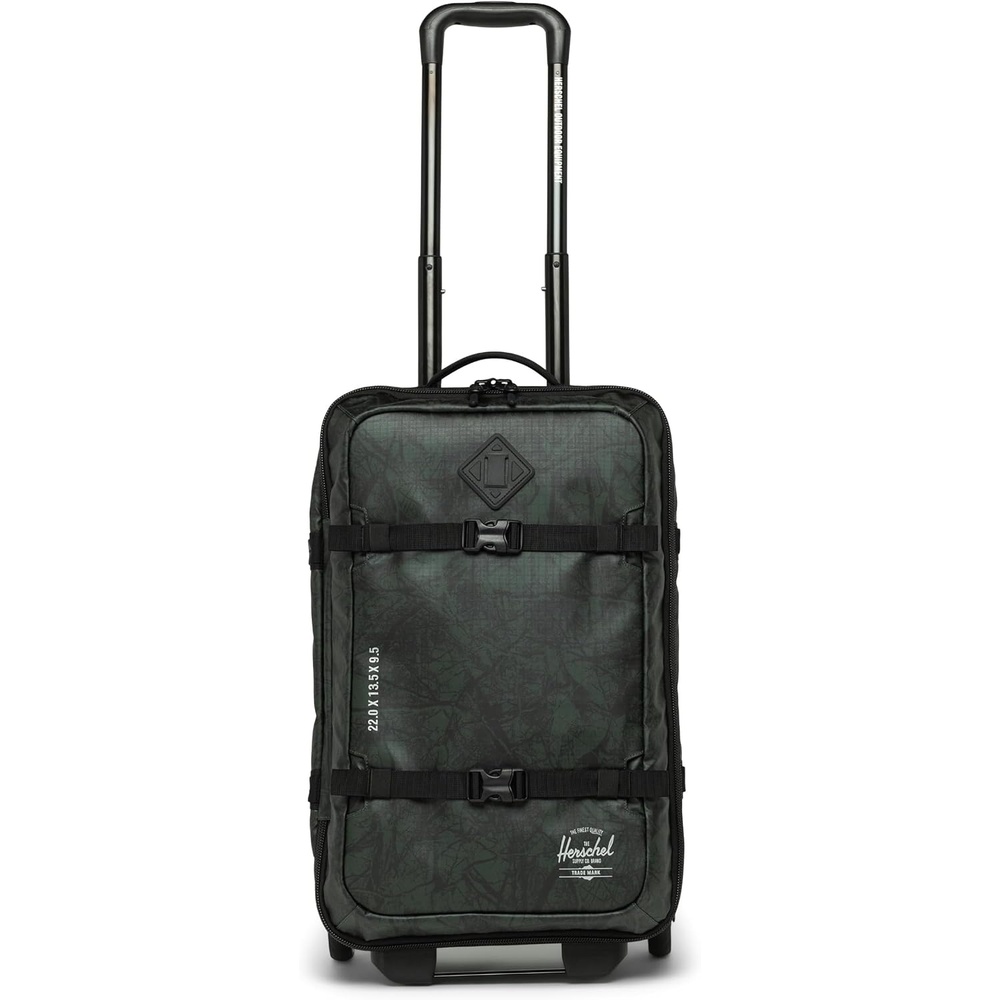 image:imageHerschel Unisex All Season Hybrid Roller Bag Large Carry On Black Standard41LPineneedle EQ Camo