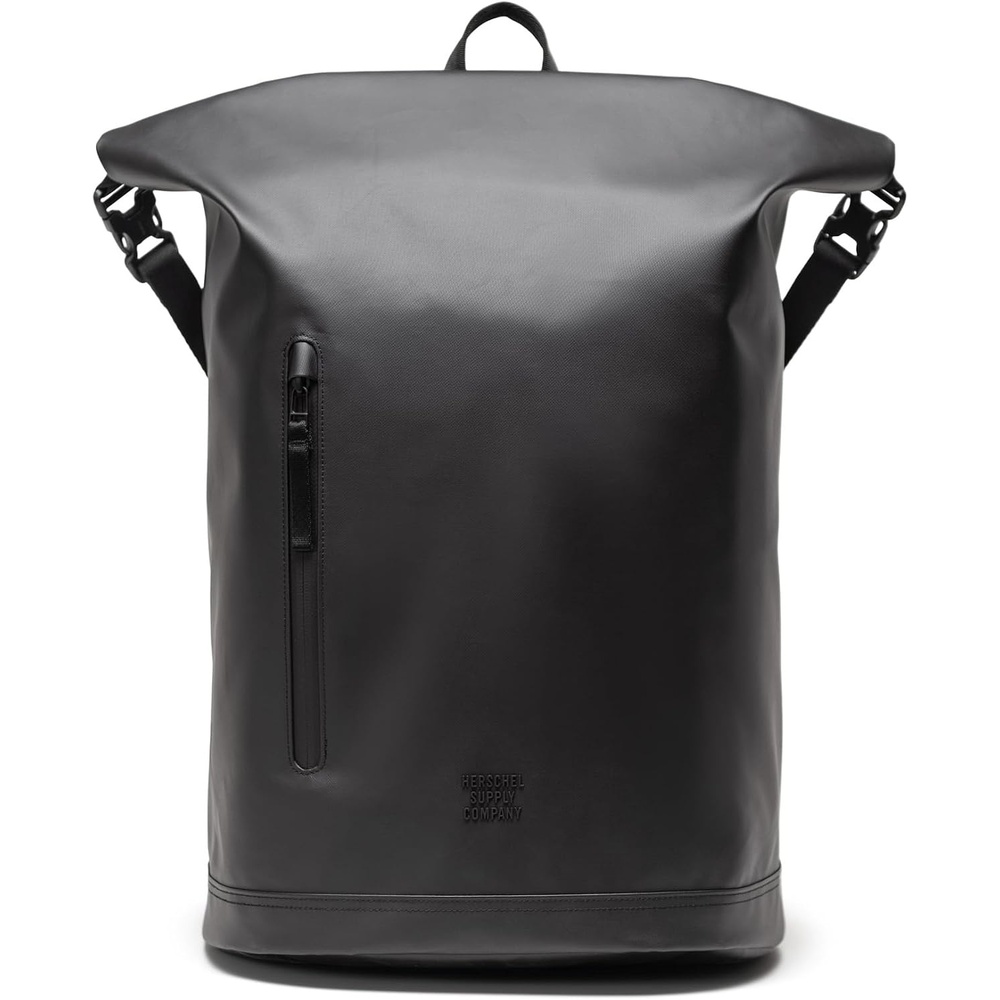image:imageHerschel Unisex Roll Top Backpack Moonbeam Standard26LBlack