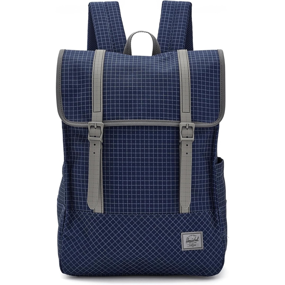 image:imageHerschel Unisex Survey Backpack Dark Gull Gray Standard24LGrid Naval AcademyMagnet