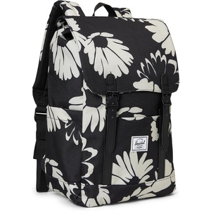 Herschel Retreat Backpack, Black, Standard – 23L(Graphic Daisy)