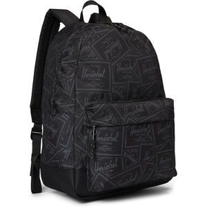 Herschel Supply Co. Classic Backpack, Raven Crosshatch, Mod – 20L(Sticker Up Black (Limited Edition))