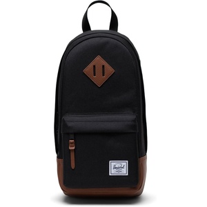 Herschel Supply Co. Heritage Shoulder Bag Grey, 8L(Black/Tan)