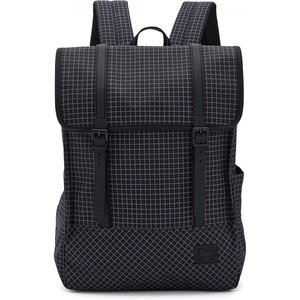 Herschel Unisex Survey™ Backpack, Dark Gull Gray, Standard-24L(Grid Black/Black)