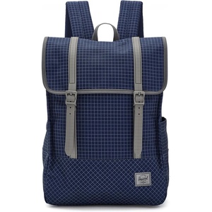 Herschel Unisex Survey™ Backpack, Dark Gull Gray, Standard-24L(Grid Naval Academy/Magnet)
