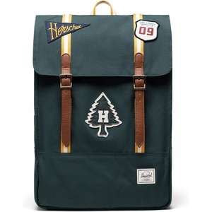 Herschel Unisex Survey™ Backpack, Dark Gull Gray, Standard-24L(Patches Green Gables)