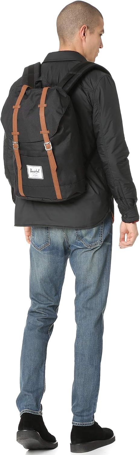 image:imageHerschel Retreat Backpack BlackSaddle Brown Classic 195LBlack