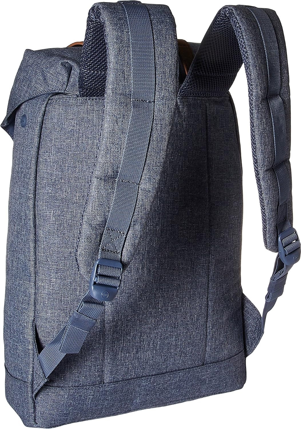 image:imageHerschel Retreat Backpack BlackSaddle Brown Classic 195LDark Chambray CrosshatchTan Synthetic Leather