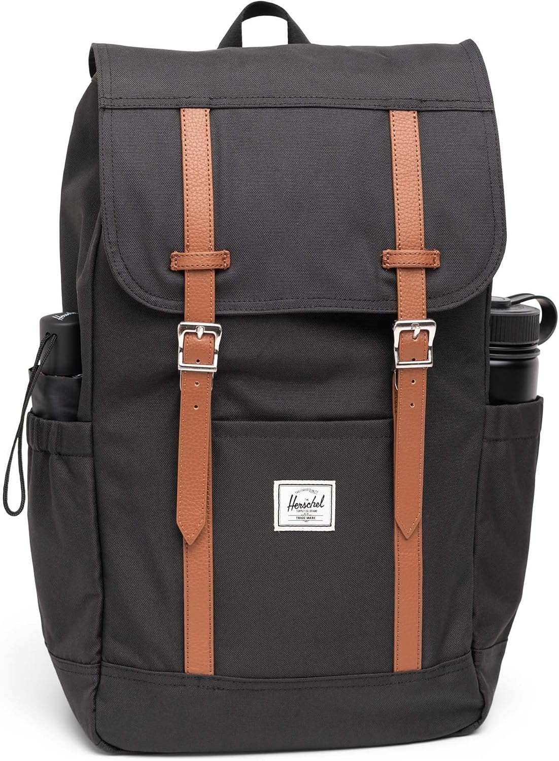 image:imageHerschel Retreat Backpack BlackSaddle Brown Classic 195LIvy Green Diamond