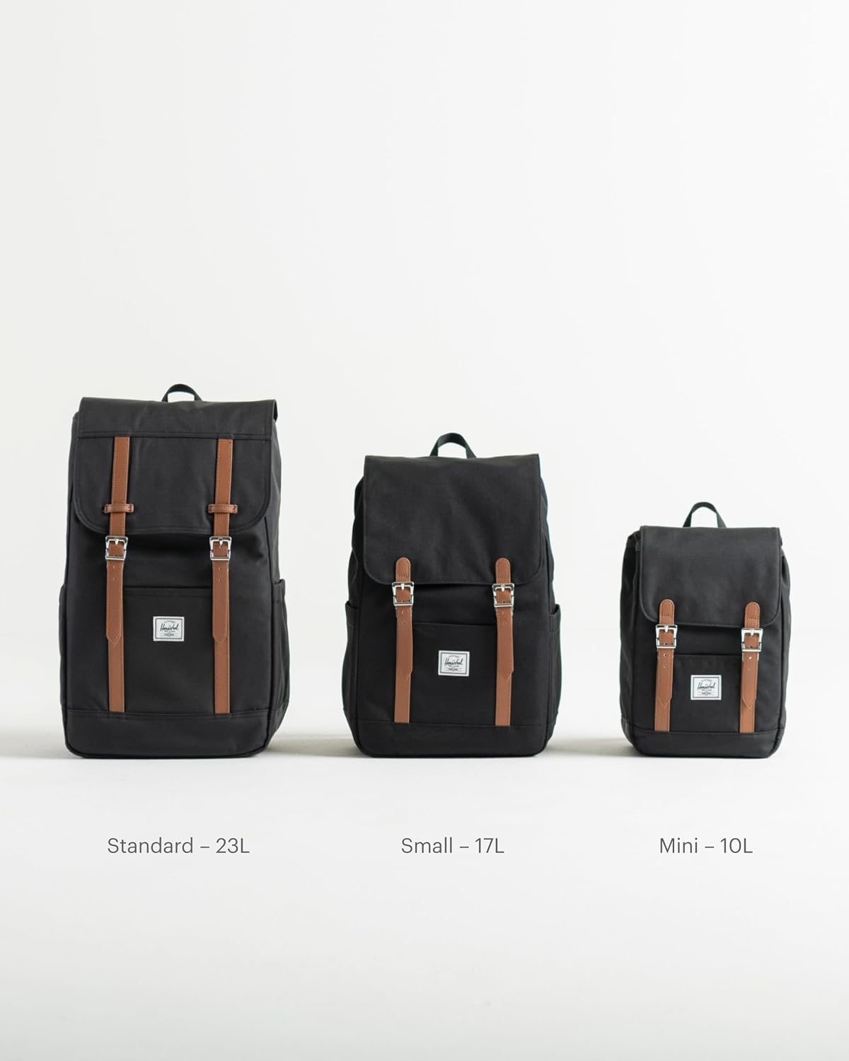image:imageHerschel Retreat Backpack BlackSaddle Brown Classic 195LIvy Green Diamond