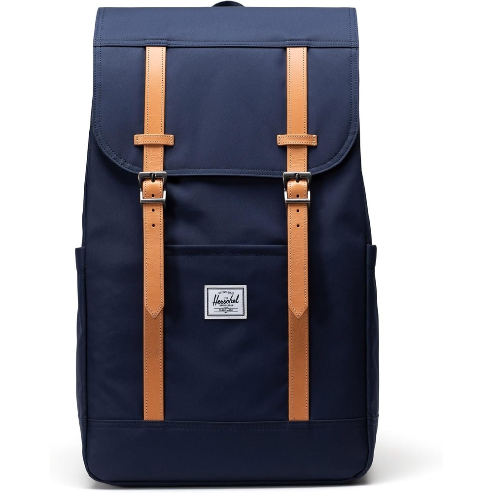 image:imageHerschel Retreat Backpack BlackSaddle Brown Classic 195LDarkest Navy