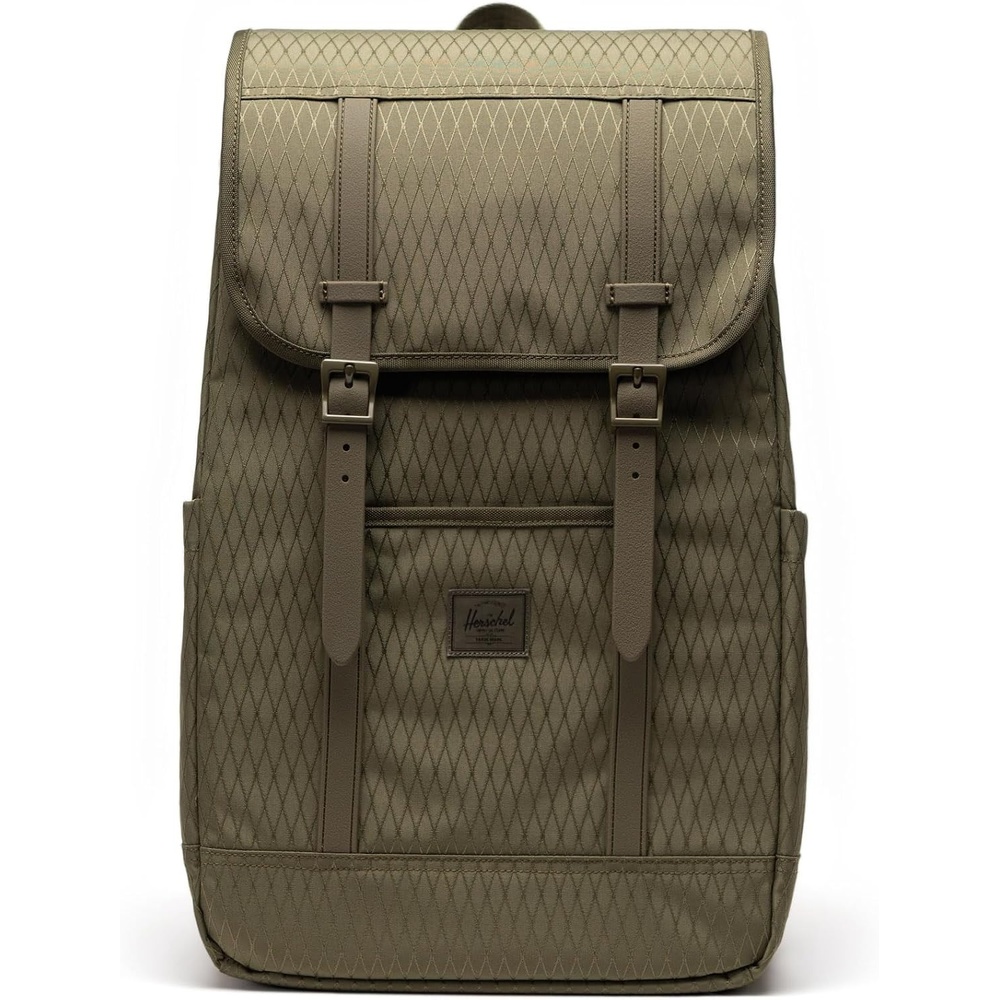 image:imageHerschel Retreat Backpack BlackSaddle Brown Classic 195LIvy Green Diamond