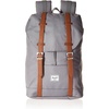 Grey/Tan Synthetic Leather