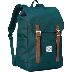 Herschel Retreat Backpack, Black/Saddle Brown, Classic 19.5L(Dark Sea)