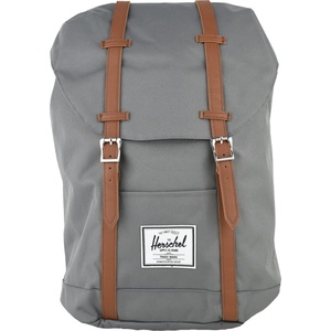 Herschel Retreat Backpack, Black/Saddle Brown, Classic 19.5L(Gargoyle)